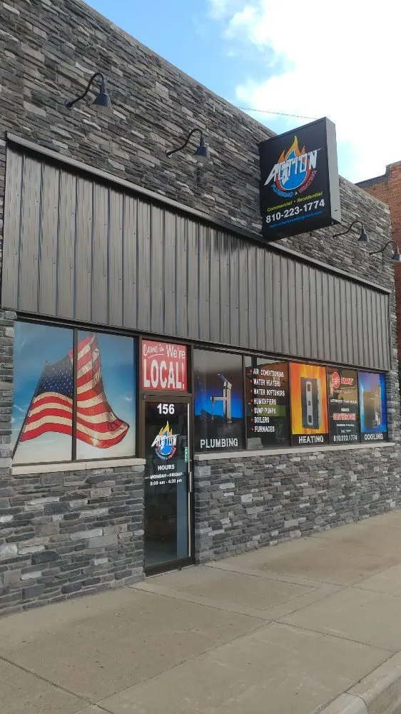 Professional drain cleaning in Clio, MI by Action Plumbing & Heating