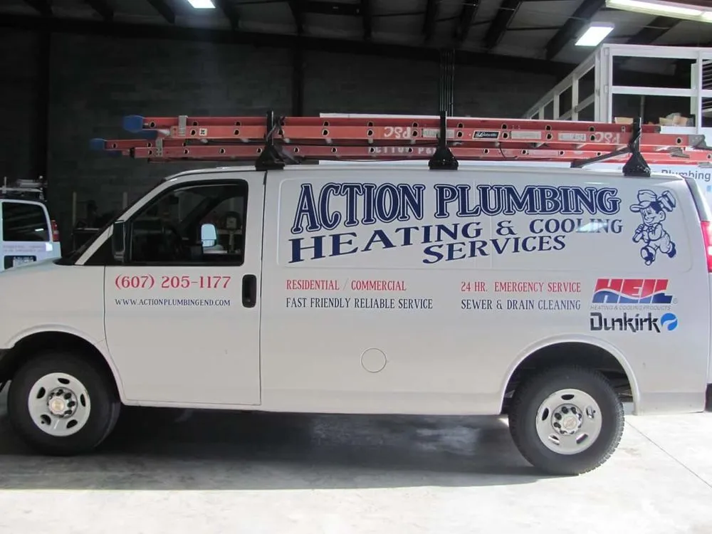 Slide of Action Plumbing Heating & Cooling Services
