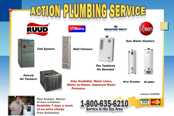 Action Plumbing Service Logo
