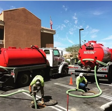 Quality drain cleaning in Yucca Valley, CA by Action Pumping