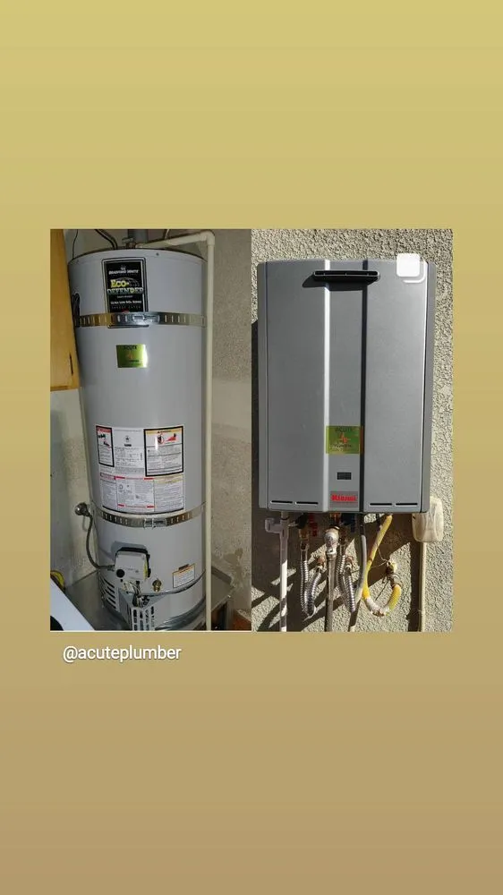 Emergency water heater service in Santa Ana, CA by Acute Plumbing