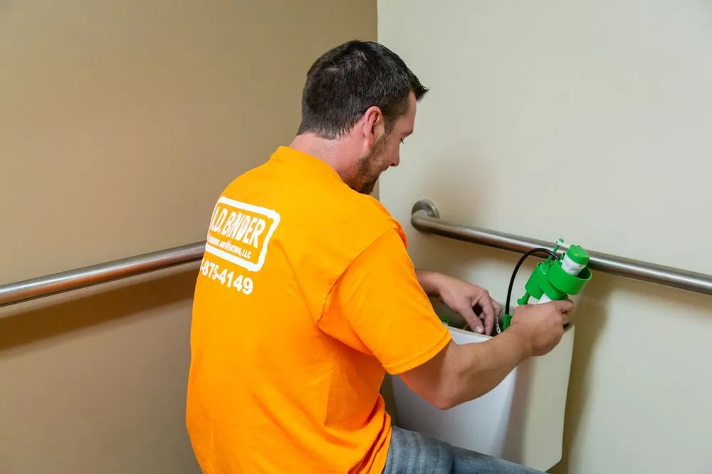 Slide of AD Binder Plumbing & Heating