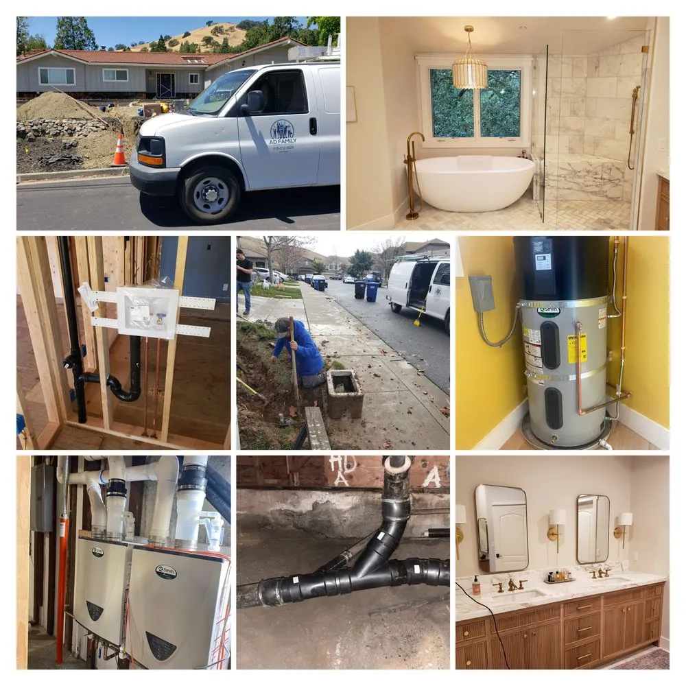 Slide of AD Family Plumbing Services