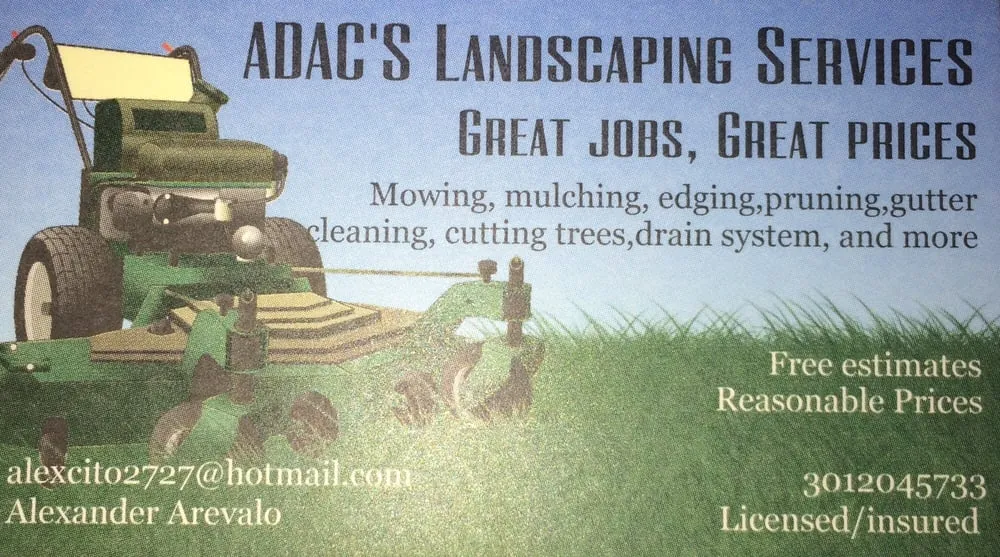 Slide of Adac's Landscaping Services