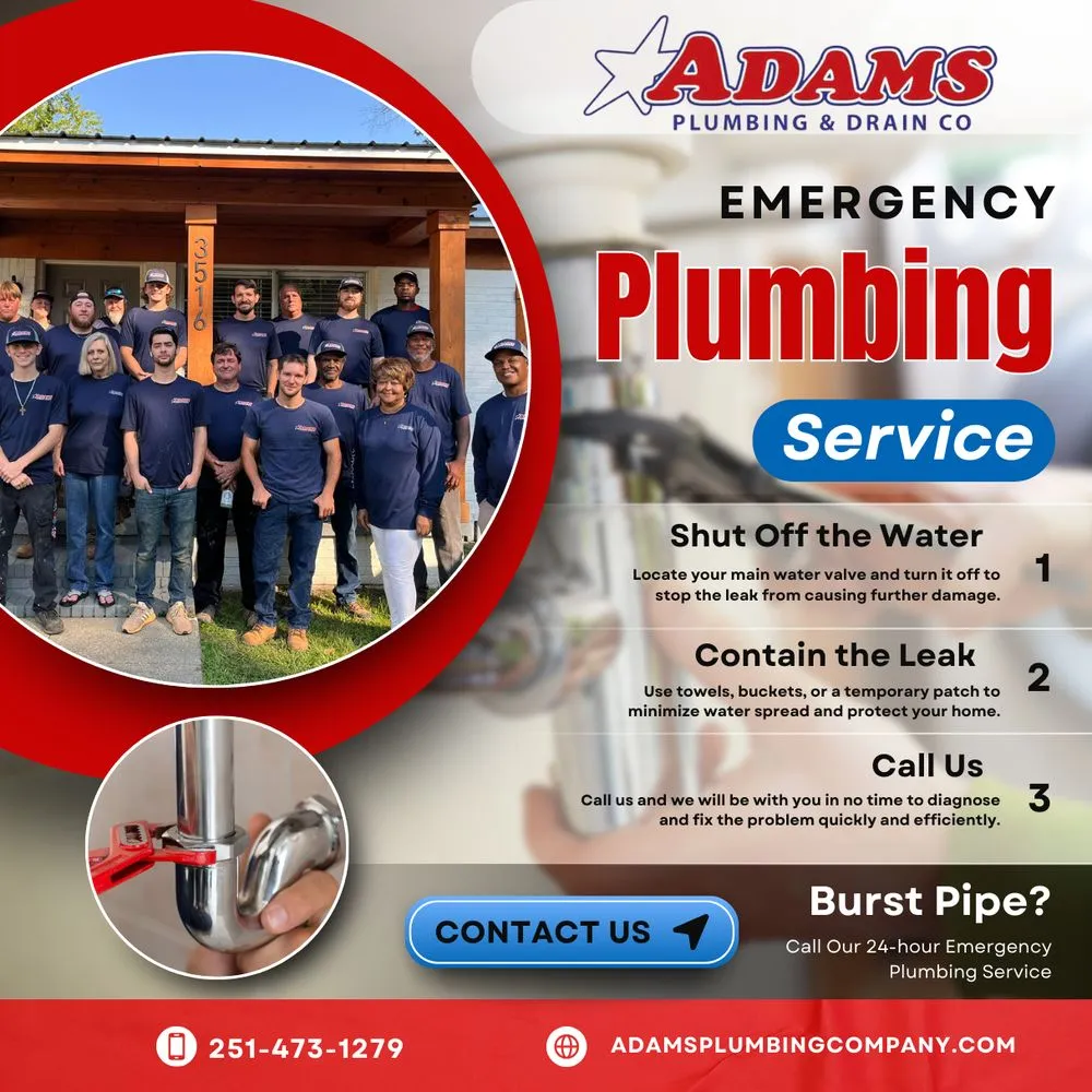 Slide of Adams Plumbing & Drain