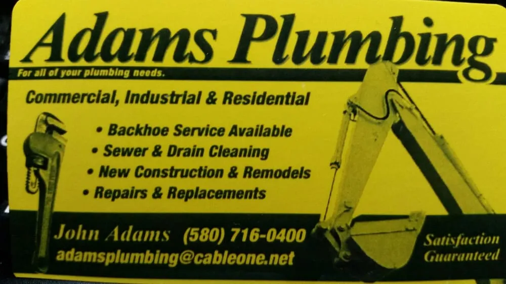 Slide of Adams Plumbing