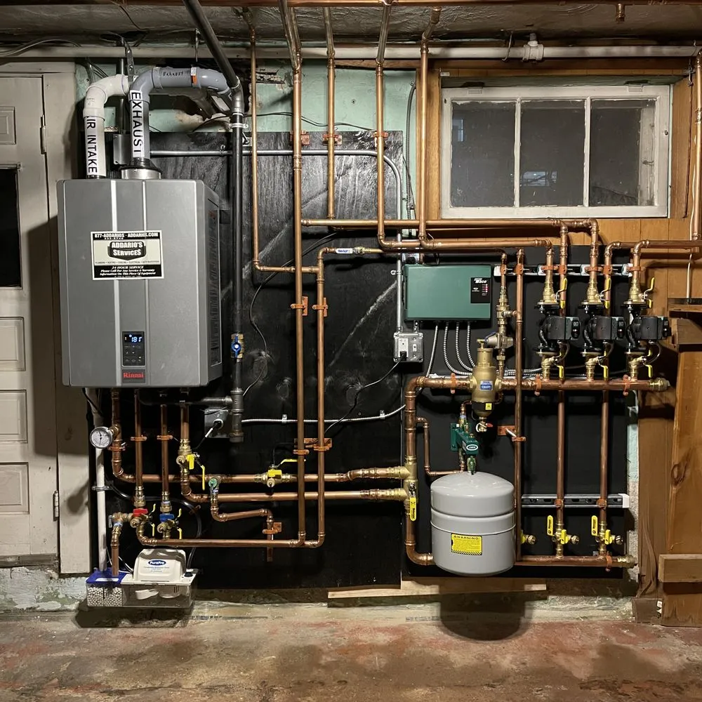 Expert water heater service in Wilmington, MA by Addario's Plumbing, Heating, Cooling & Electrical Services