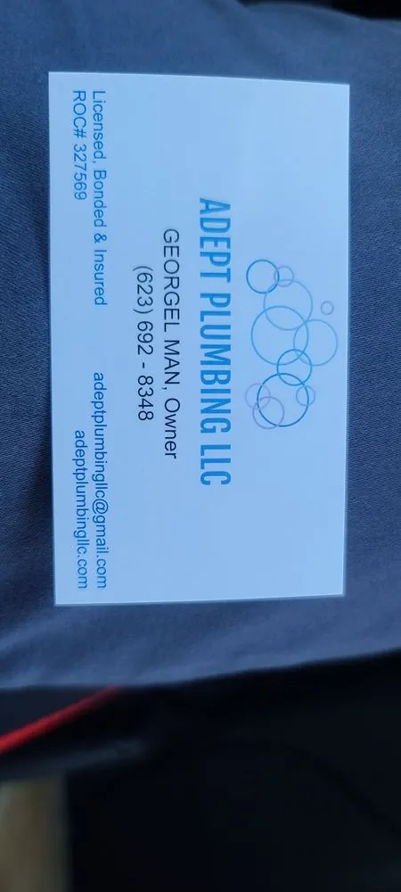 Slide of Adept Plumbing