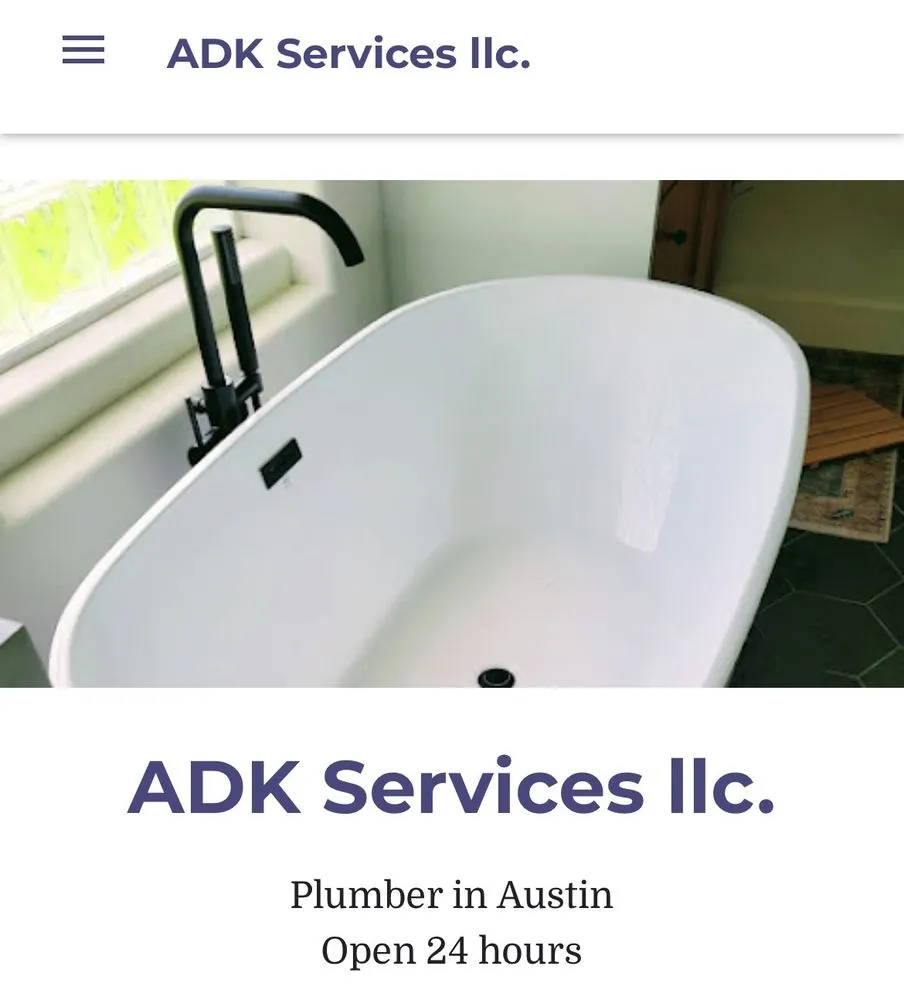 Slide of ADK Plumbing