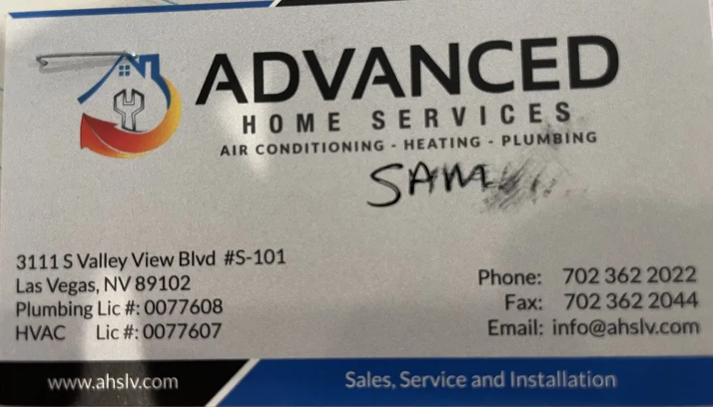 Slide of Advanced Home Services