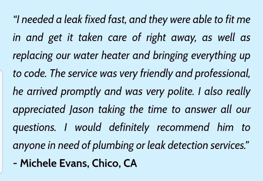 Slide of Advanced Pipe and Leak Detection