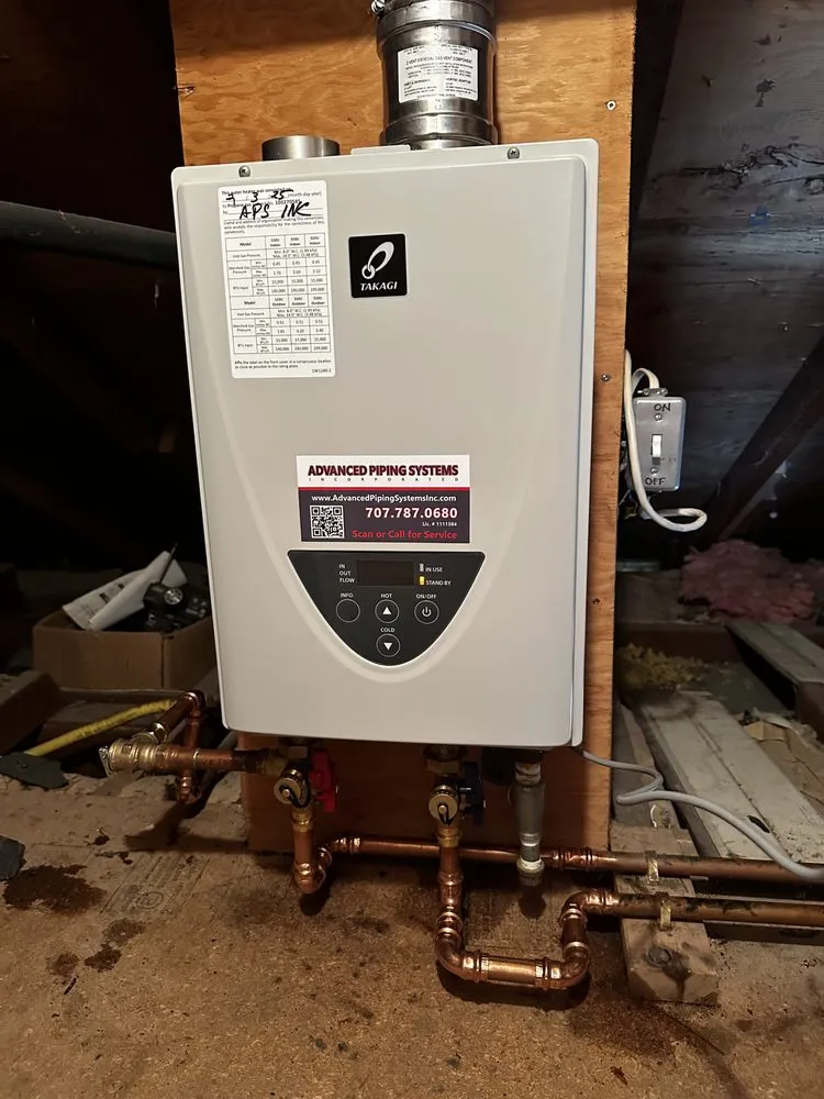 Quality water heater service service in Rohnert Park, CA - Advanced Piping Systems
