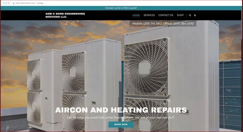 Slide of AEM And Sons Engineering Services