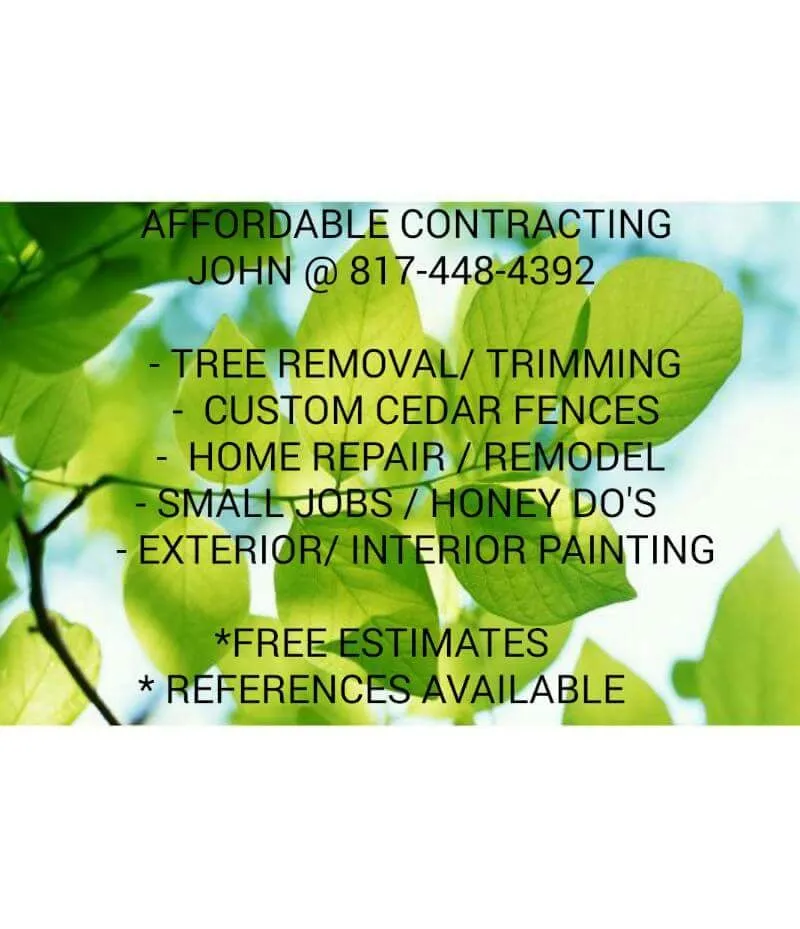 Slide of Affordable Contracting
