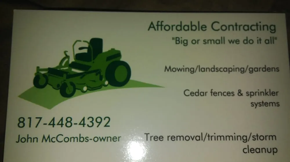 Slide of Affordable Contracting