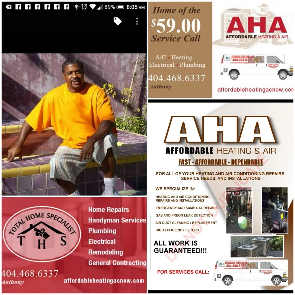 Emergency pipe repair in Ellenwood, GA by Affordable Heating & Air