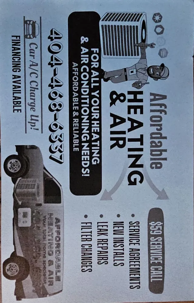 Reliable pipe repair in Ellenwood, GA by Affordable Heating & Air