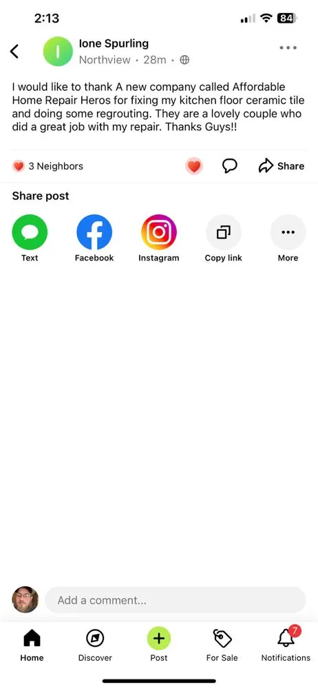 Slide of Affordable Home Repair Heroes