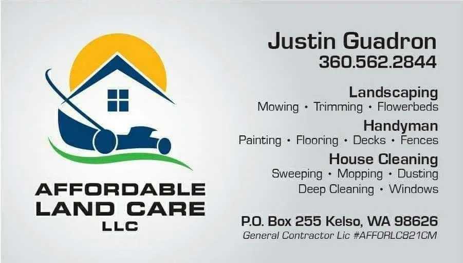 Slide of Affordable Land Care