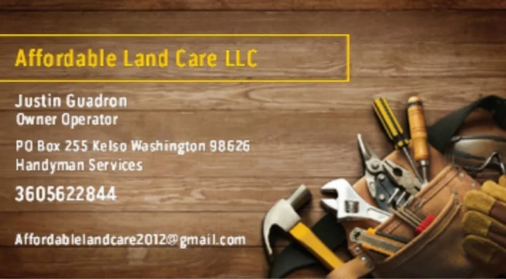 Slide of Affordable Land Care