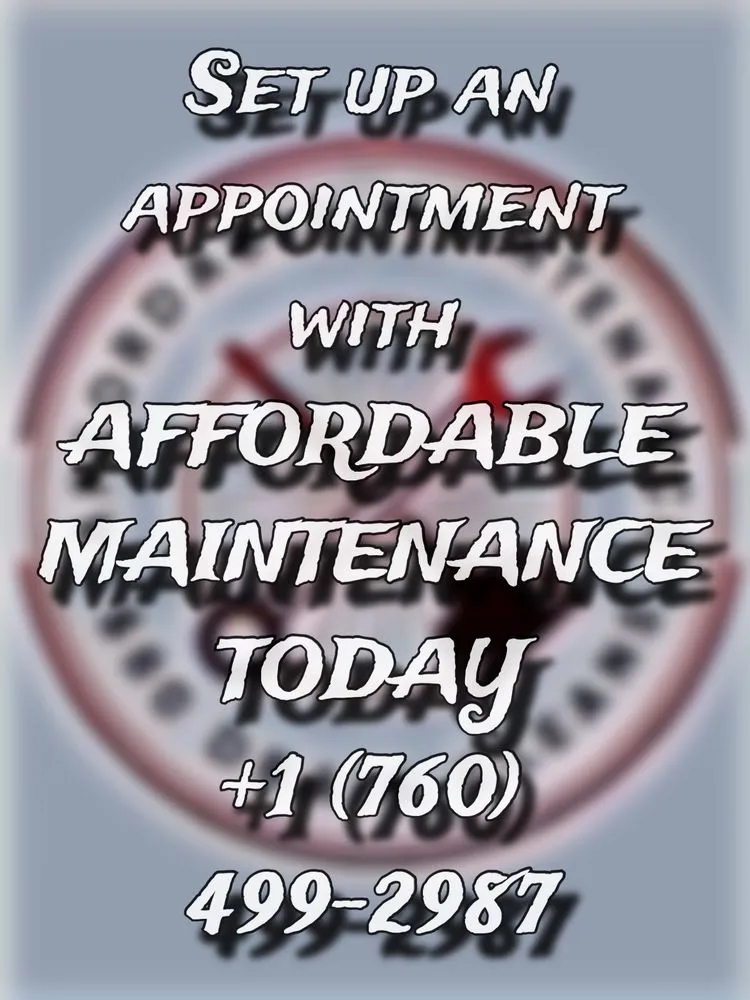Slide of Affordable Maintenance