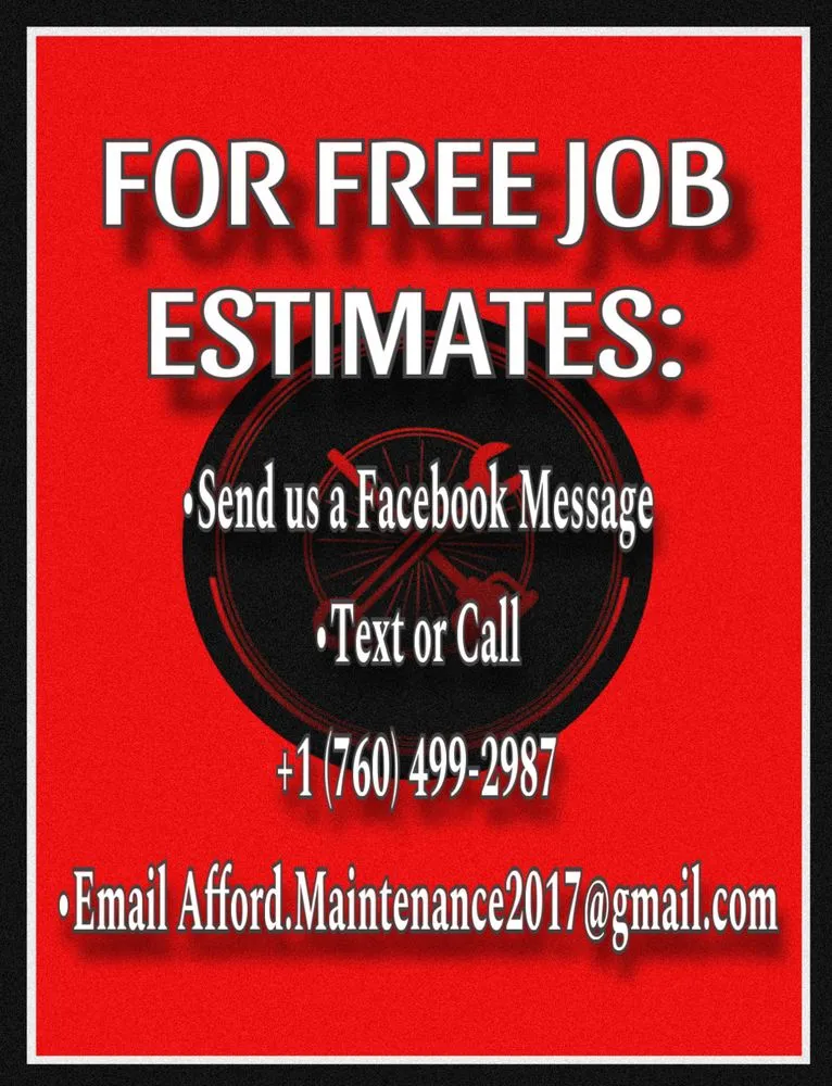 Slide of Affordable Maintenance