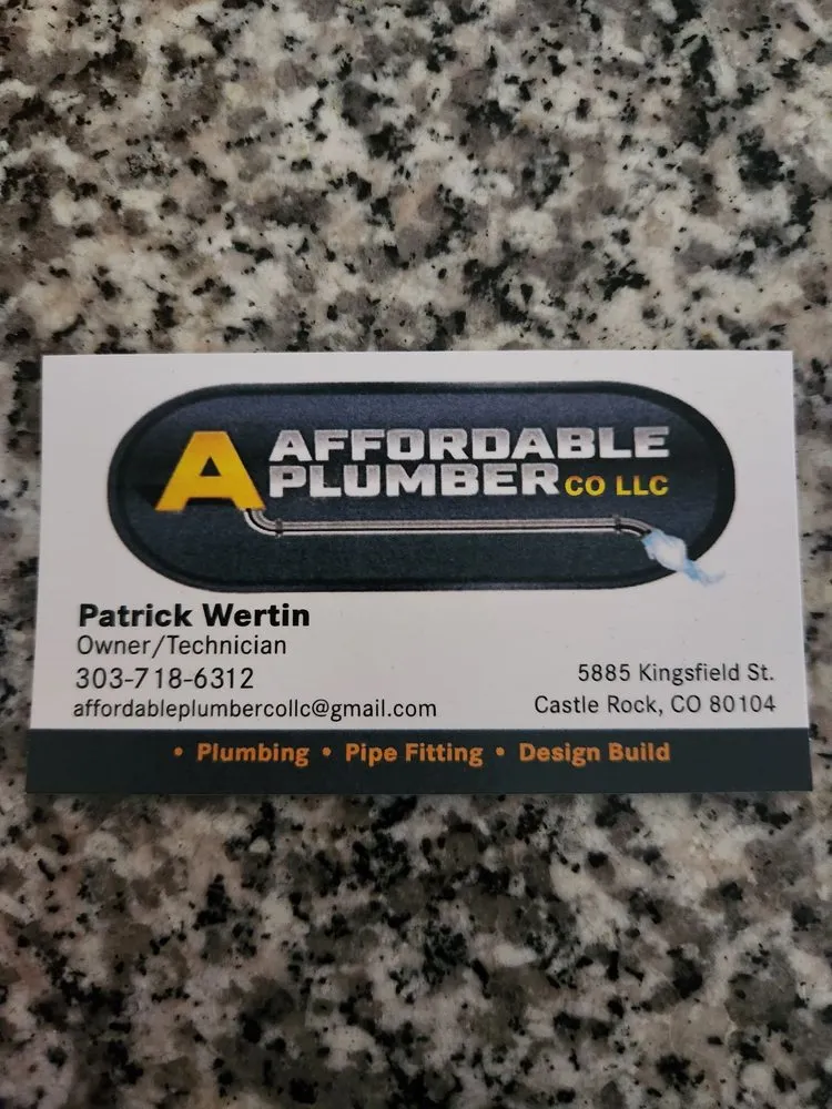 Slide of Affordable Plumber CO