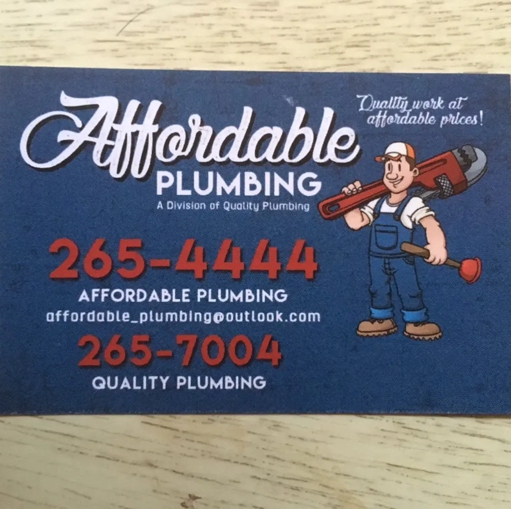 Slide of Affordable Plumbing