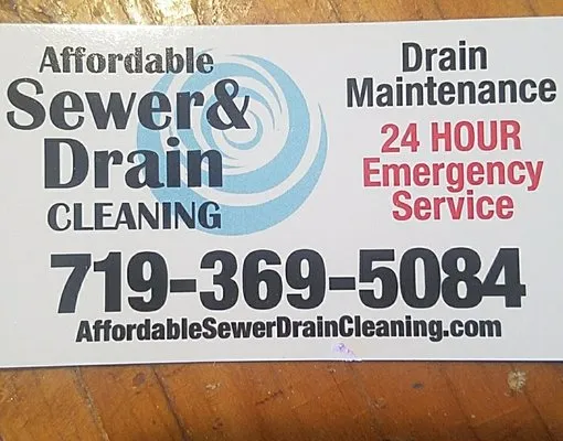 Affordable Sewer & Drain Cleaning