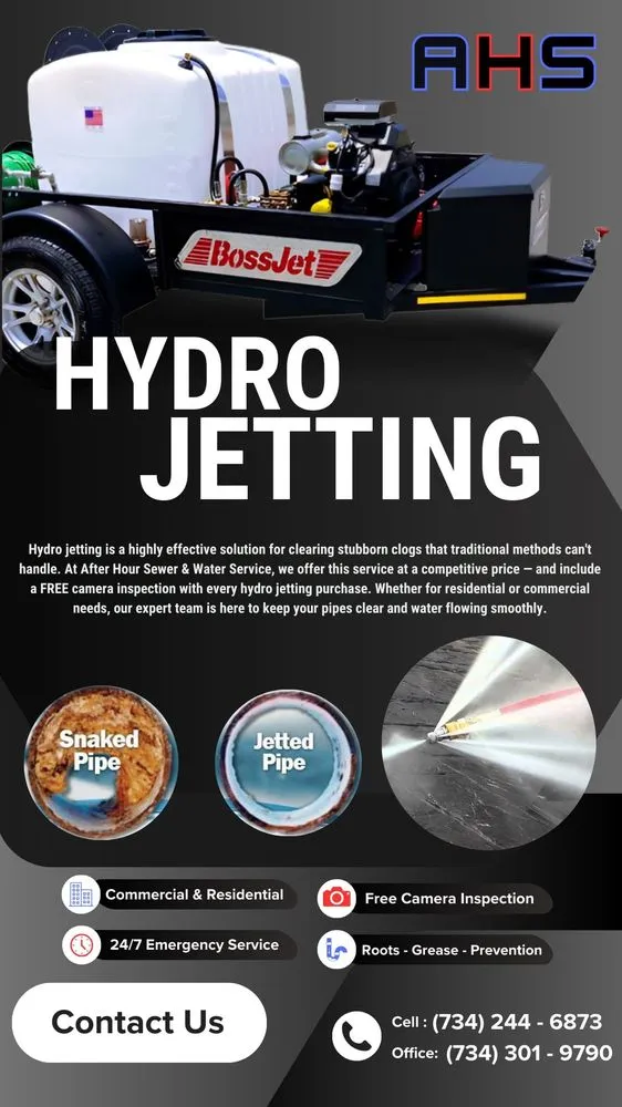 Slide of After Hour Sewer and Water Service