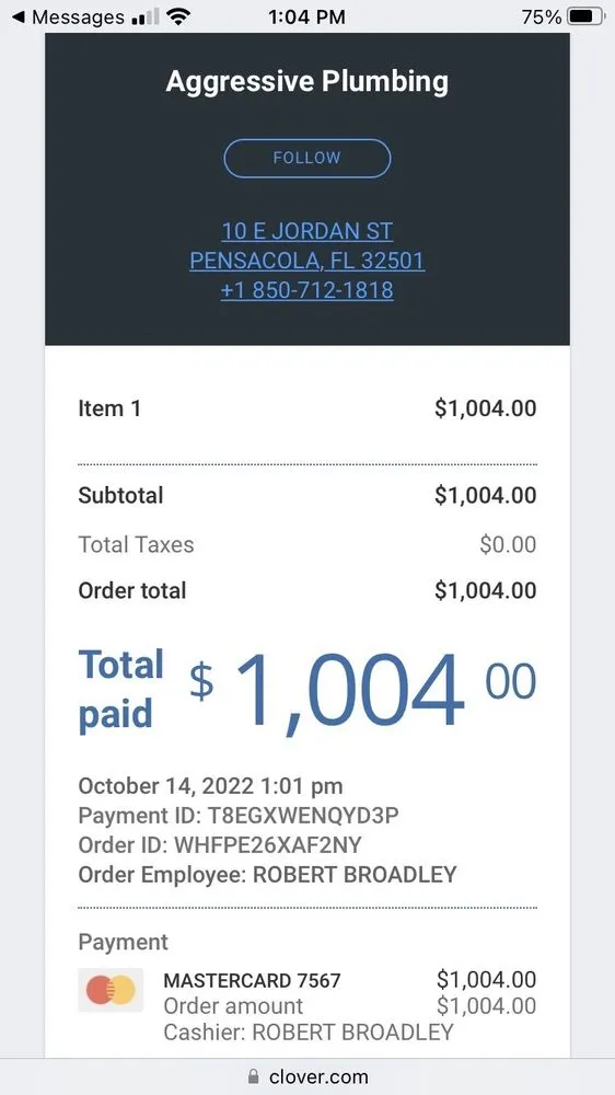 Emergency water heater service for homes in Pensacola, FL by Aggressive Plumbing