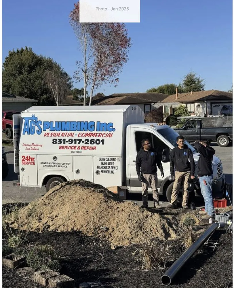 Slide of AG'S Plumbing