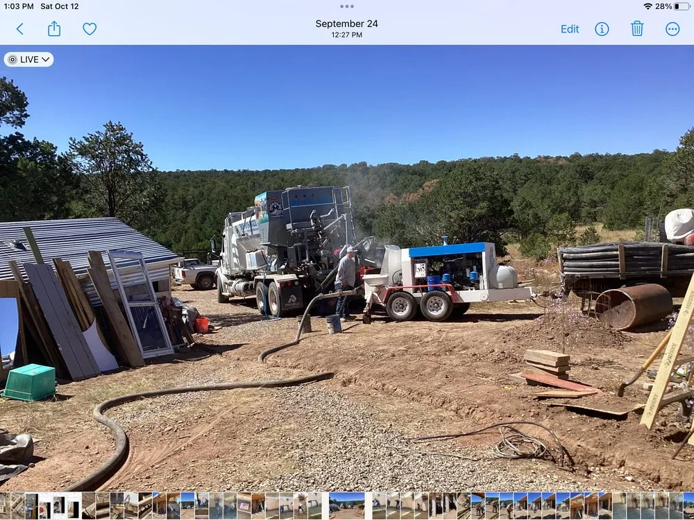 Slide of Agua Fria Concrete Pumping