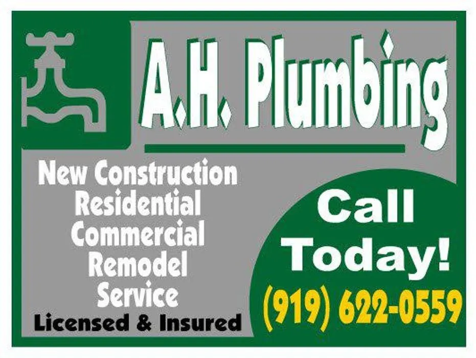 Slide of AH Plumbing