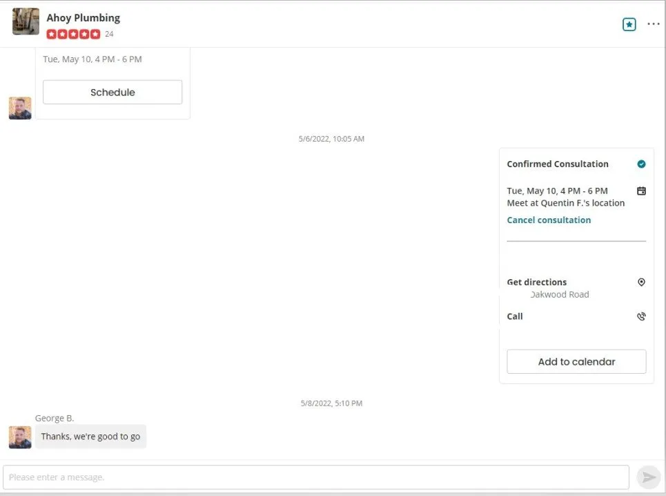 Slide of Ahoy Plumbing