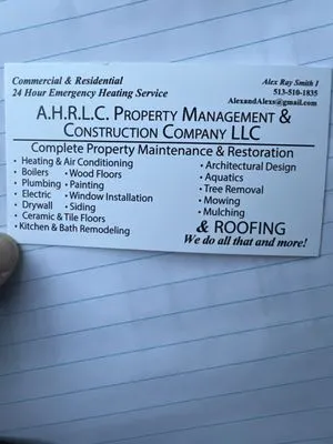 AHRLC Property Management & Constrution Logo