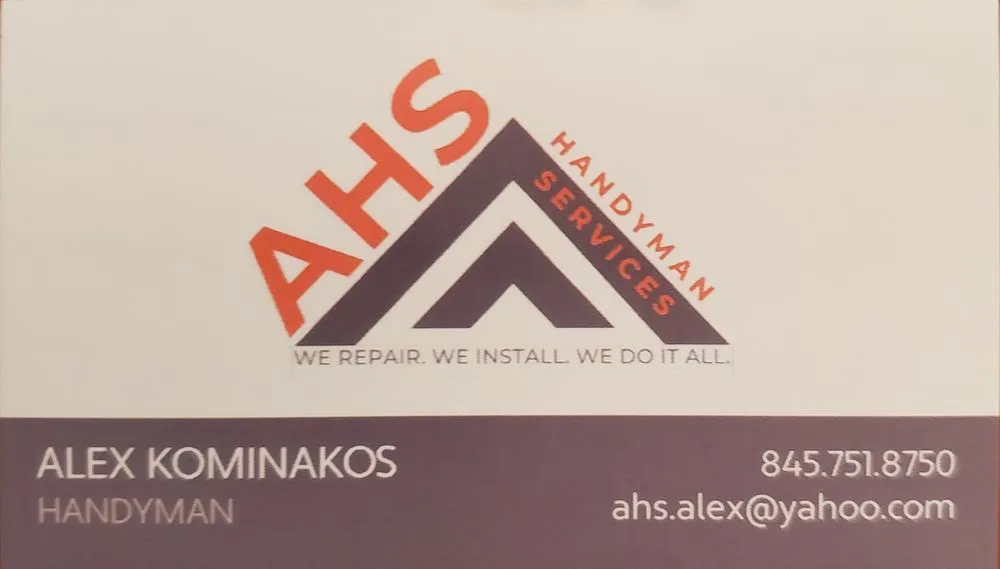 Slide of AHS Handyman Services