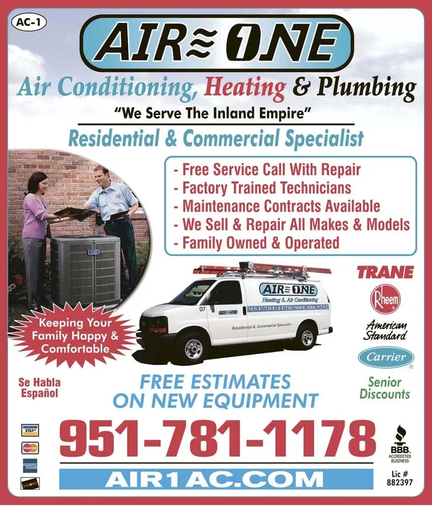 Expert leak detection in Colton, CA by Air One Air Conditioning, Heating, & Plumbing