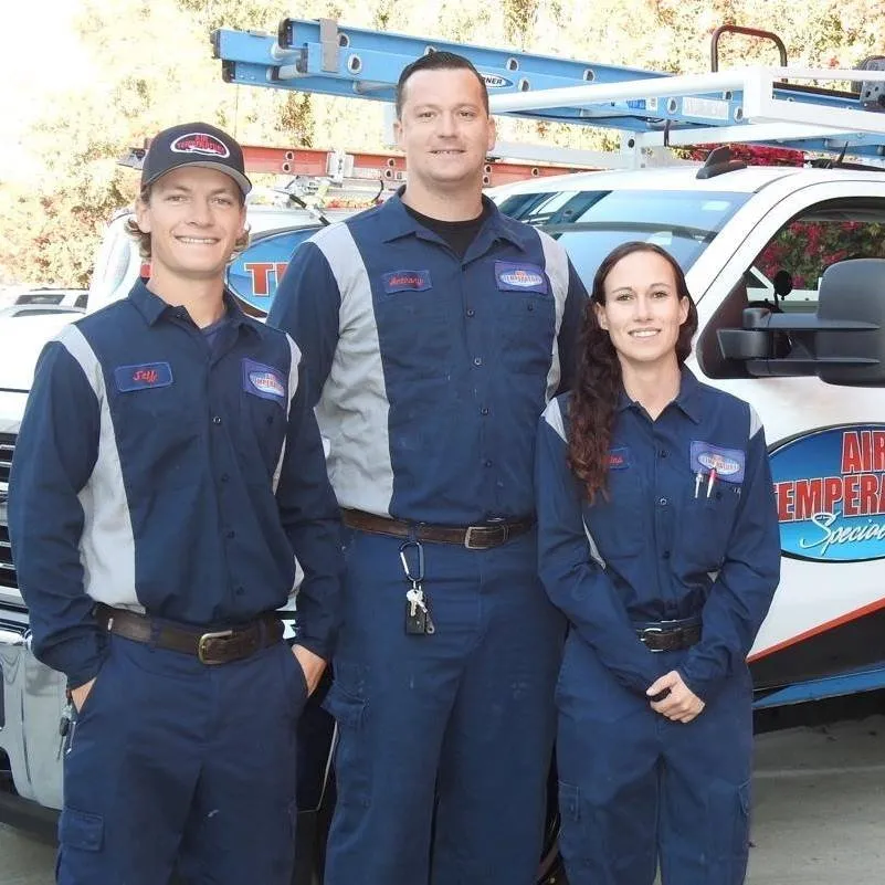 Slide of Air Temperature Specialists