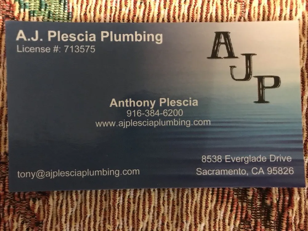 Slide of AJ Plescia Plumbing