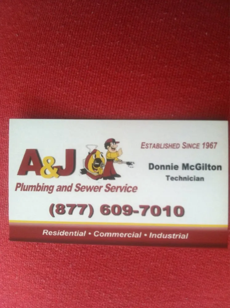 Slide of A&J Plumbing & Sewer Service