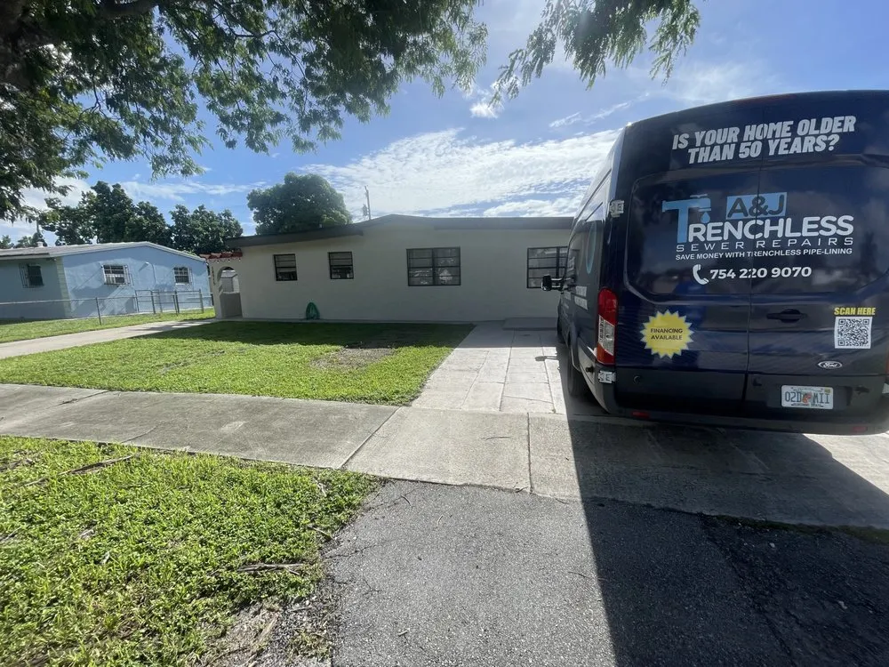 Trusted drain cleaning for homes in Hollywood, FL by A&J Trenchless Sewer Repairs