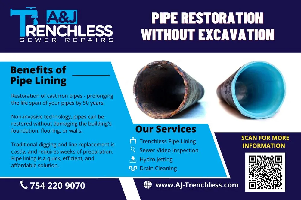 Slide of A&J Trenchless Sewer Repairs