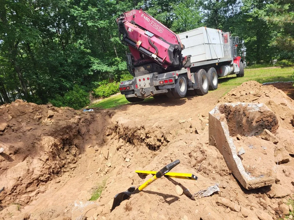 Slide of AJ&J Excavation