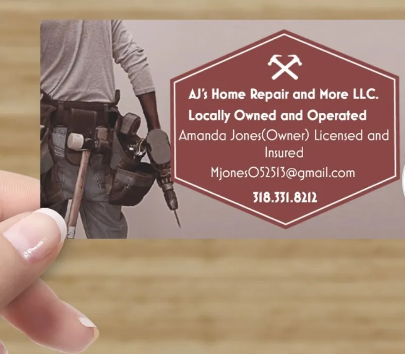 Slide of AJ's Home Repair and More