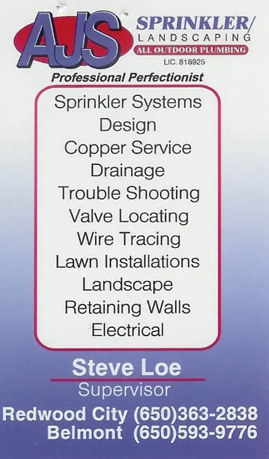 Slide of AJS Sprinkler