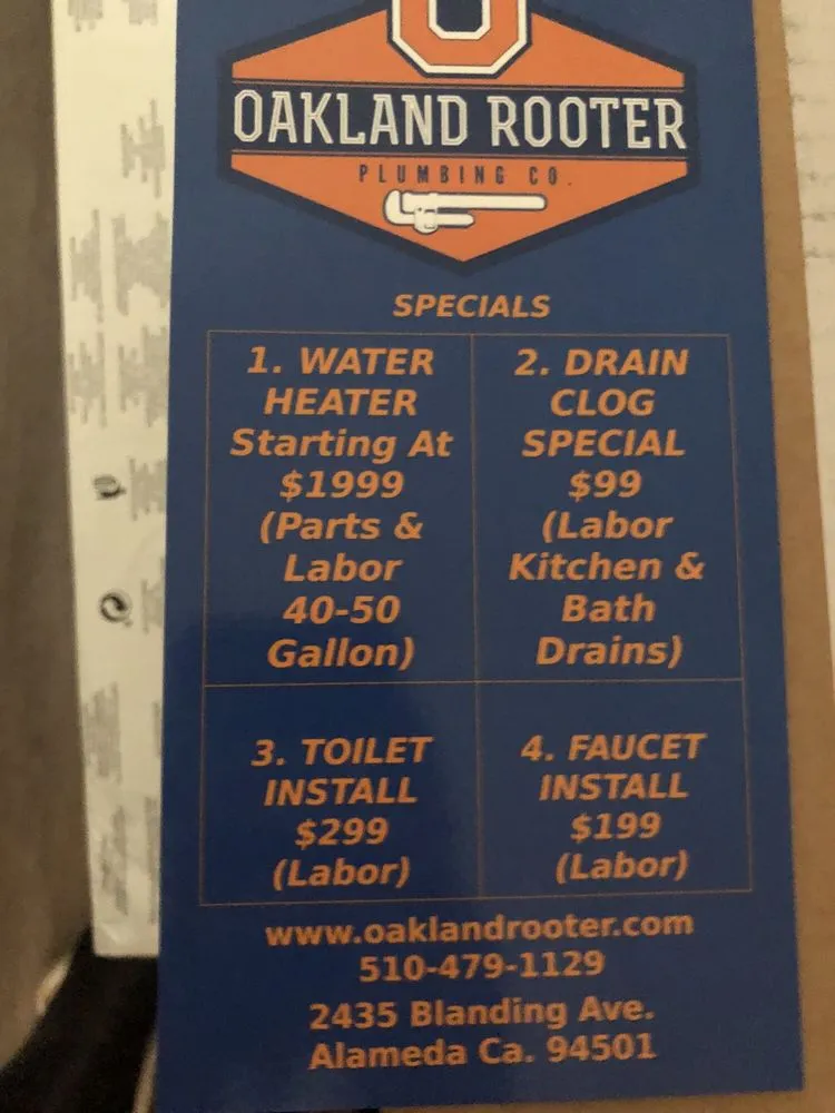 Slide of Alameda Rooter