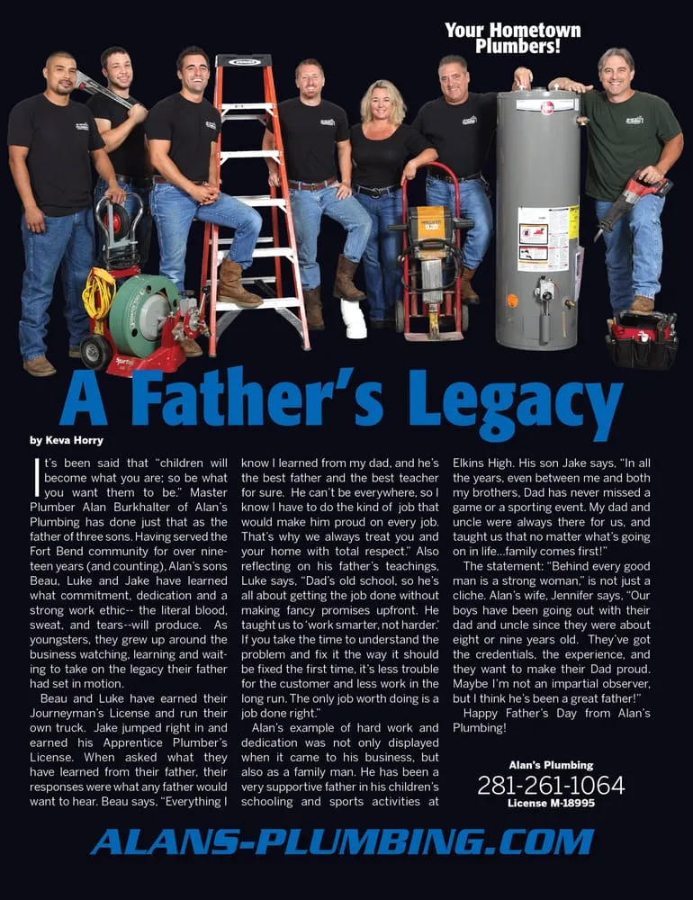 Slide of Alan Burkhalter Plumbing