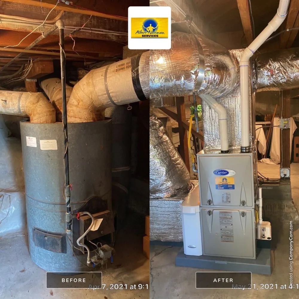 Slide of Albert Nahman Plumbing Heating and Cooling