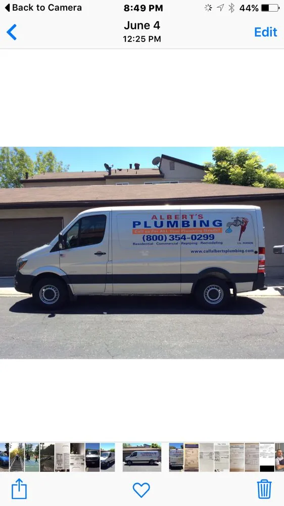 Slide of Albert's Plumbing